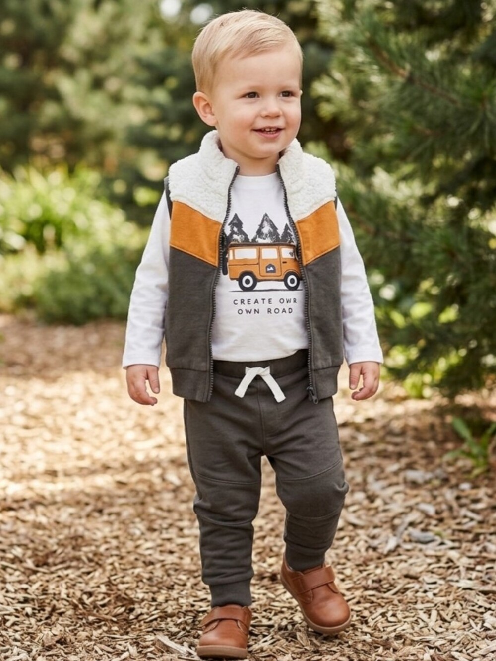Petit Lem Outfit 3 Pc With Vest 6 Mth